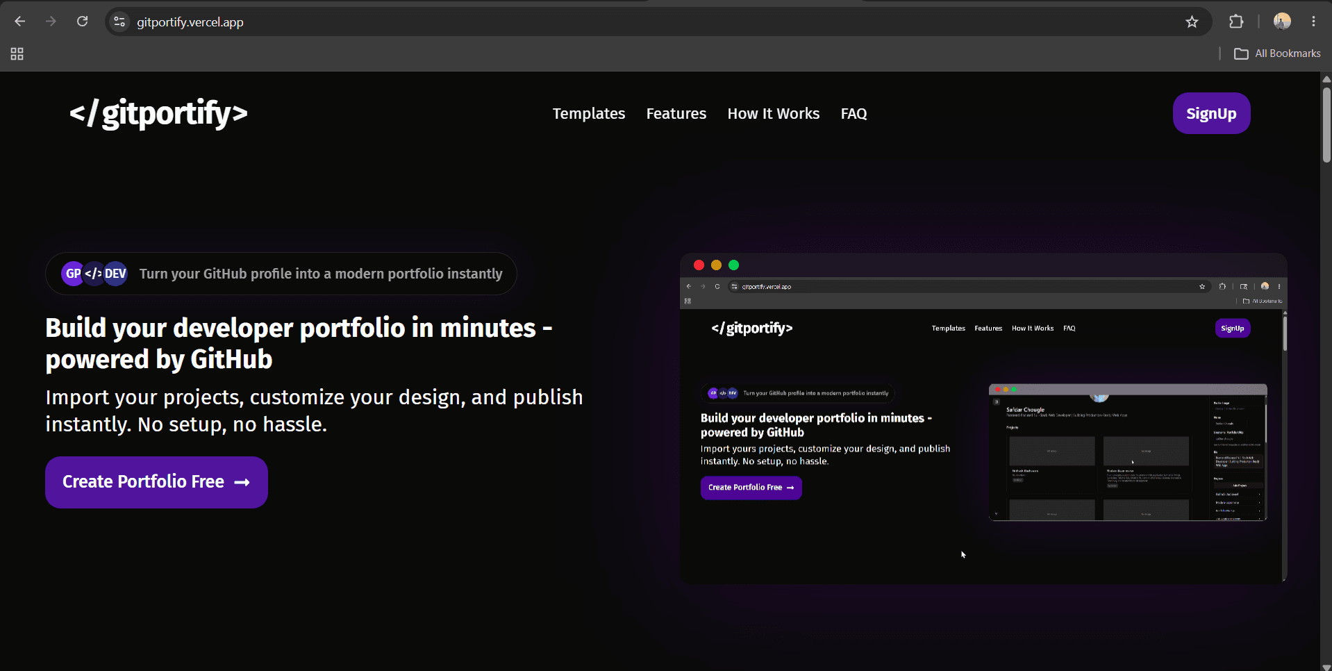GitPortify